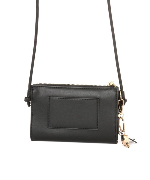 BAYFLOW（ベイフロー）の「フラップスマホショルダー（ショルダーバッグ・レディース・ライトグレー/ブラック/アイボリー・FREE）」の7枚目の写真