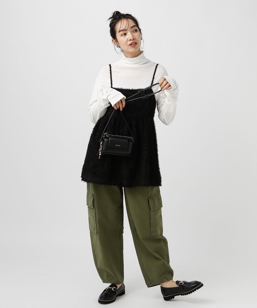 BAYFLOW（ベイフロー）の「フラップスマホショルダー（ショルダーバッグ・レディース・ライトグレー/ブラック/アイボリー・FREE）」の19枚目の写真