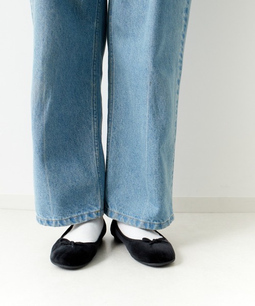 O'Kyti（オキティ）の「[O'Kyti/オキティ] ベルベット バレエシューズ（バレエシューズ・レディース・ブラック・38/37/36）」の17枚目の写真