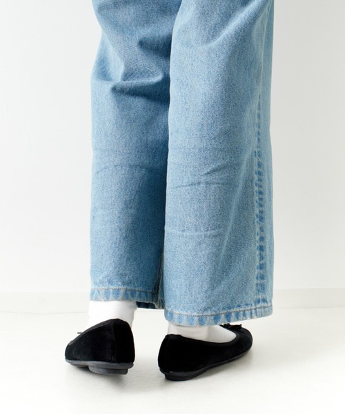 O'Kyti（オキティ）の「[O'Kyti/オキティ] ベルベット バレエシューズ（バレエシューズ・レディース・ブラック・38/37/36）」の14枚目の写真