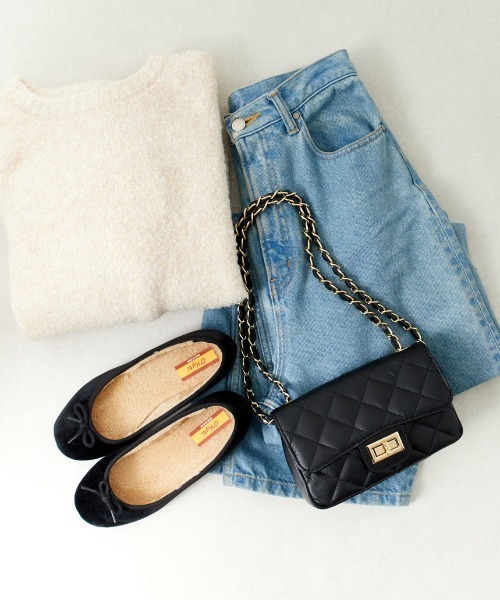 O'Kyti（オキティ）の「[O'Kyti/オキティ] ベルベット バレエシューズ（バレエシューズ・レディース・ブラック・38/37/36）」の22枚目の写真