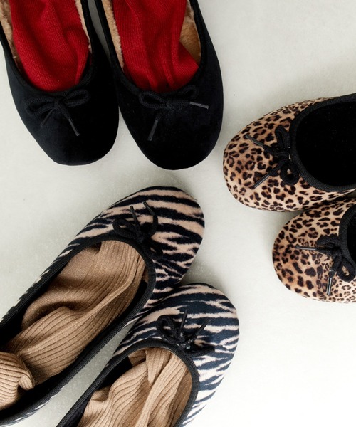 O'Kyti（オキティ）の「[O'Kyti/オキティ] ベルベット バレエシューズ（バレエシューズ・レディース・ブラック・38/37/36）」の18枚目の写真