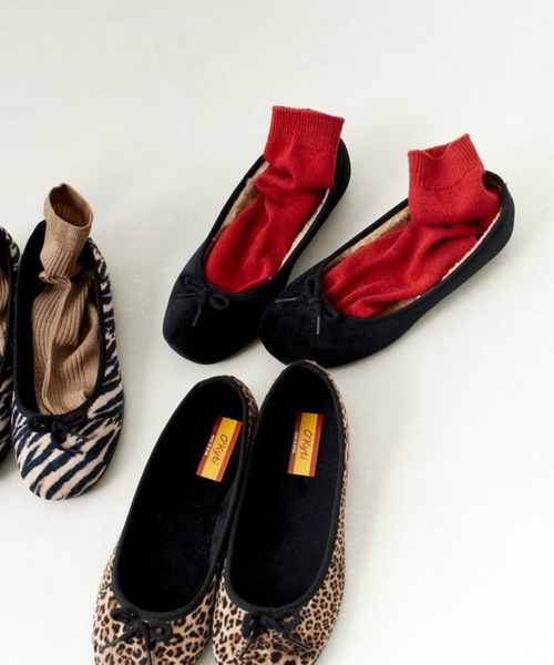 O'Kyti（オキティ）の「[O'Kyti/オキティ] ベルベット バレエシューズ（バレエシューズ・レディース・ブラック・38/37/36）」の19枚目の写真