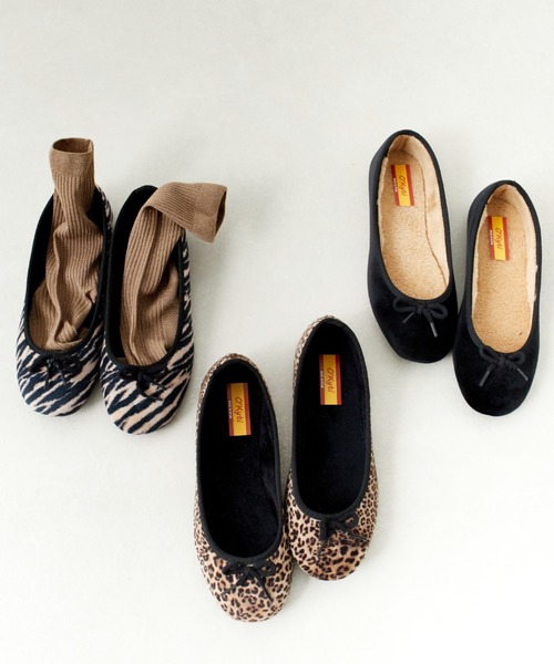 O'Kyti（オキティ）の「[O'Kyti/オキティ] ベルベット バレエシューズ（バレエシューズ・レディース・ブラック・38/37/36）」の20枚目の写真