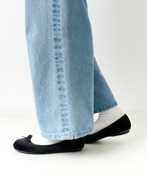 O'Kyti（オキティ）の「[O'Kyti/オキティ] ベルベット バレエシューズ（バレエシューズ・レディース・ブラック・38/37/36）」の15枚目の写真