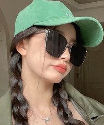 DEVICE | 《即納》ウェリントン スクエア ビッグフレーム サングラス Y2K(サングラス)