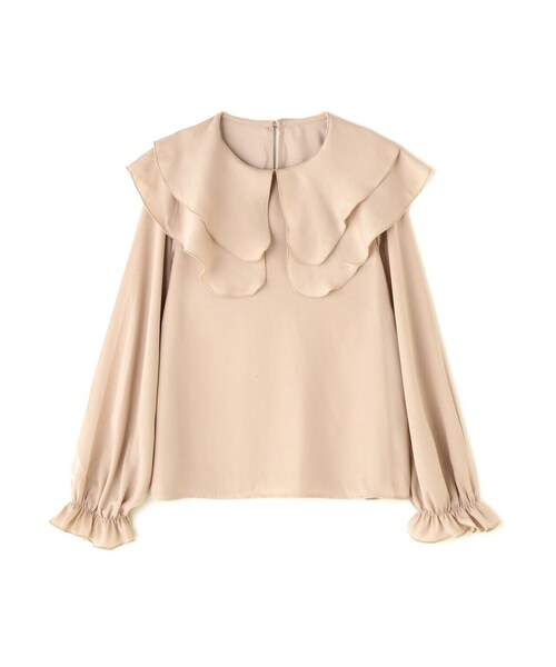 FREE'S MART（フリーズマート）の「ヴィンテージサテンフリルカラーブラウス（シャツ/ブラウス・レディース・ホワイト/ベージュ・FREE）」の20枚目の写真