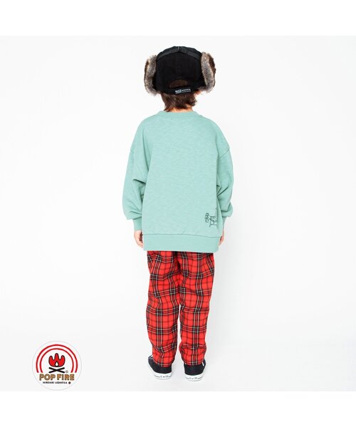 BREEZE(ブリーズ)の「【POPFIRE】モチーフトレーナー(スウェット・キッズ・キナリ/レインボー/レッド/サックスブルー・120/130/100/140/110/90/80)」の6枚目の写真