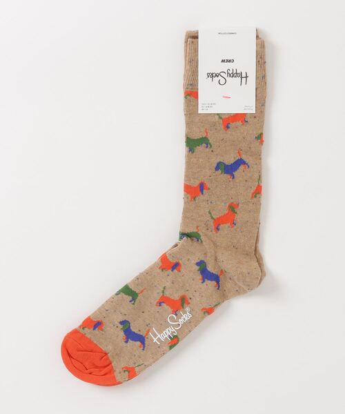 Happy Socks(ハッピーソックス)の「■HAPPY SOCKS■ キャッチーデザインソックス(ソックス/靴下・メンズ・ネイビー/ブラウン・SMALL/MEDIUM)」の4枚目の写真
