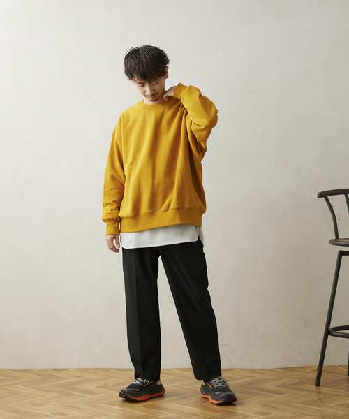 JOURNAL STANDARD relume（ジャーナルスタンダード　レリューム）の「TOPストライプ ツータックスラックス（その他パンツ・メンズ・グレー/ブラック/ベージュ・MEDIUM/LARGE）」の7枚目の写真