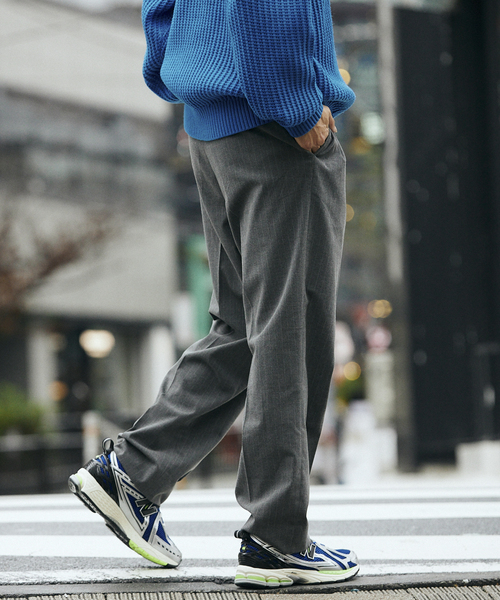 JOURNAL STANDARD relume（ジャーナルスタンダード　レリューム）の「TOPストライプ ツータックスラックス（その他パンツ・メンズ・グレー/ブラック/ベージュ・MEDIUM/LARGE）」の18枚目の写真