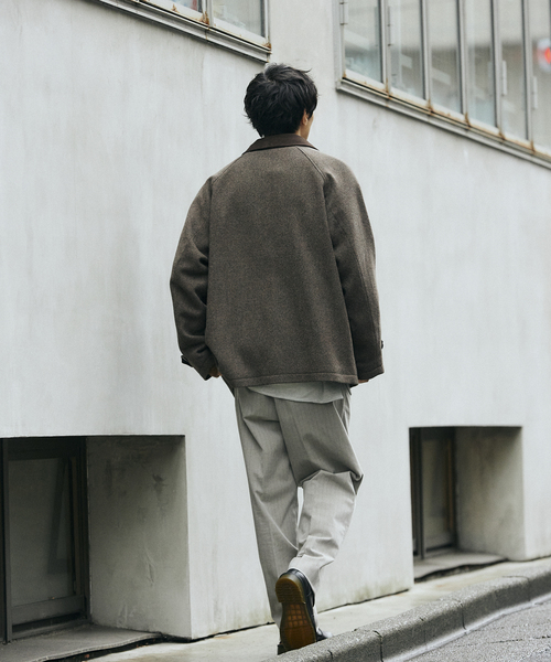 JOURNAL STANDARD relume（ジャーナルスタンダード　レリューム）の「TOPストライプ ツータックスラックス（その他パンツ・メンズ・グレー/ブラック/ベージュ・MEDIUM/LARGE）」の21枚目の写真