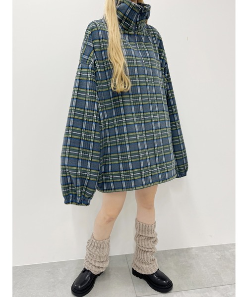 WC（ダブル シー）の「WC/ハーフジップチェックフリース（ブルゾン・レディース・グレー/レッド・FREE）」の17枚目の写真