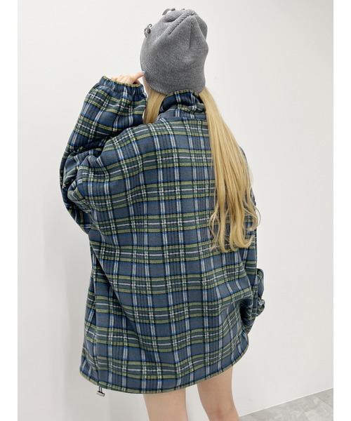 WC（ダブル シー）の「WC/ハーフジップチェックフリース（ブルゾン・レディース・グレー/レッド・FREE）」の21枚目の写真