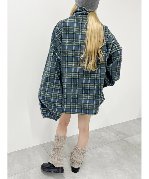 WC（ダブル シー）の「WC/ハーフジップチェックフリース（ブルゾン・レディース・グレー/レッド・FREE）」の22枚目の写真