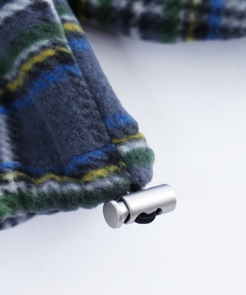 WC（ダブル シー）の「WC/ハーフジップチェックフリース（ブルゾン・レディース・グレー/レッド・FREE）」の3枚目の写真