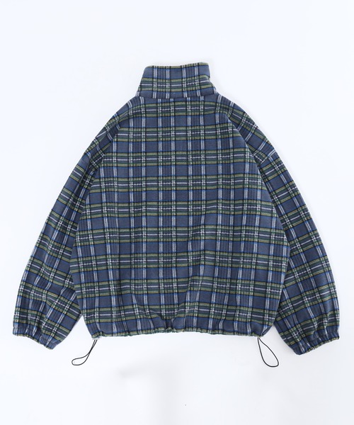 WC（ダブル シー）の「WC/ハーフジップチェックフリース（ブルゾン・レディース・グレー/レッド・FREE）」の6枚目の写真