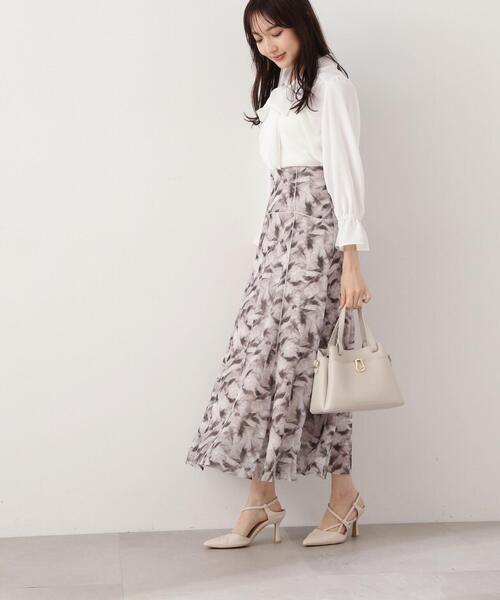 PROPORTION BODY DRESSING（プロポーションボディドレッシング）の「アートペイントスカート / 1214120107（スカート・レディース・ブルー/ブラウン・SMALL/MEDIUM）」の5枚目の写真