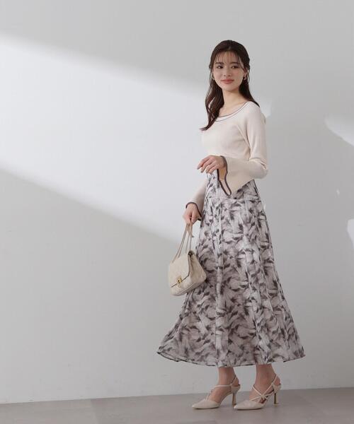 PROPORTION BODY DRESSING（プロポーションボディドレッシング）の「アートペイントスカート / 1214120107（スカート・レディース・ブルー/ブラウン・SMALL/MEDIUM）」の12枚目の写真