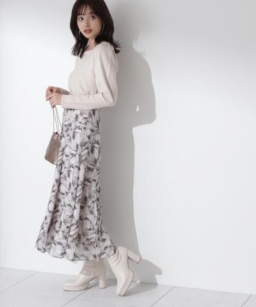 PROPORTION BODY DRESSING（プロポーションボディドレッシング）の「アートペイントスカート / 1214120107（スカート・レディース・ブルー/ブラウン・SMALL/MEDIUM）」の20枚目の写真