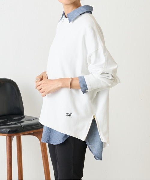 BA刺繍入りドルマントレーナー（Tシャツ/カットソー