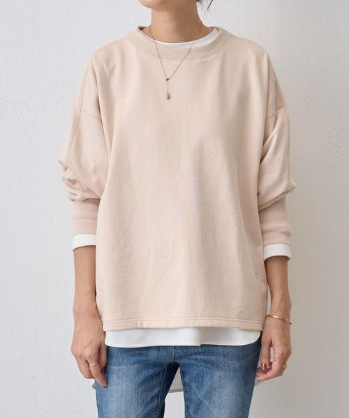 BA刺繍入りドルマントレーナー（Tシャツ/カットソー