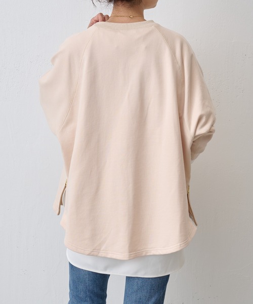 ビアズリー刺しゅう入りドルマンT ビアズリー BEARDSLEY 刺しゅう入りドルマンT （white