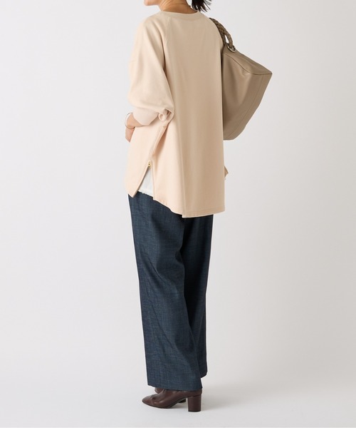 ビアズリー刺しゅう入りドルマンT ビアズリー BEARDSLEY 刺しゅう入りドルマンT （white