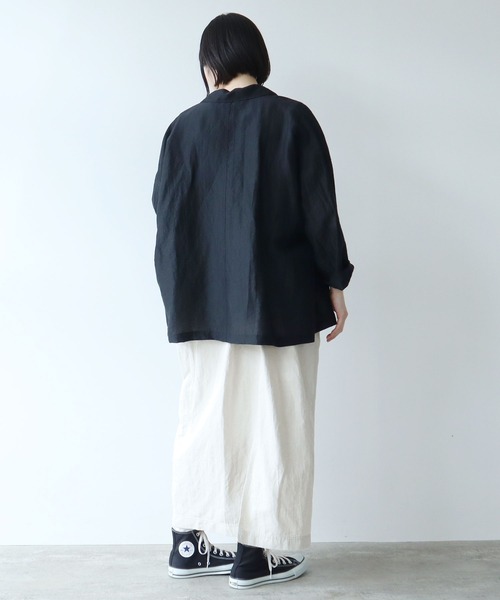 yuni（ユニ ）の「リネンレーヨンナイロン haori ジャケット