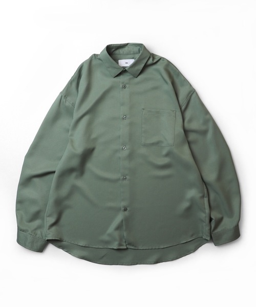 ILL'S(イルズ)の「25SS ビッグシルエット ガールイラスト バックプリントシャツ 長袖【ILL'S】(シャツ/ブラウス・メンズ・ミント/グリーン系その他/ブルー系その他/ホワイト/ホワイト系その他/ブラック/グレー系その他/グレー/ブルー/ブラック系その他・M/L)」の16枚目の写真