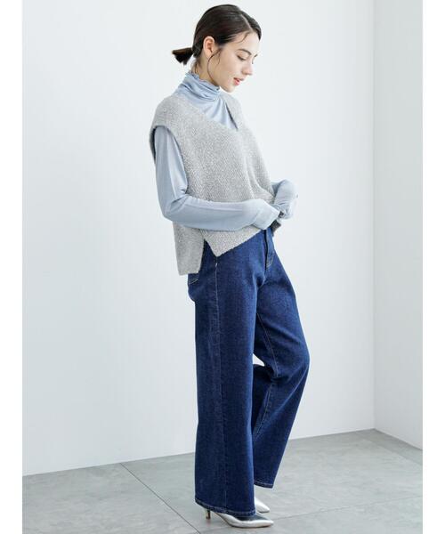 Te chichi(テチチ)の「ラメタートルネックトップス(Tシャツ/カットソー・レディース・グレー/グリーン/ブルー・F)」の11枚目の写真