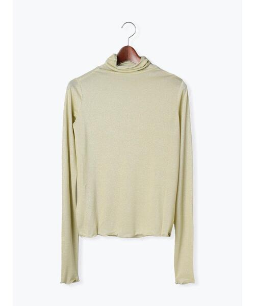 Te chichi(テチチ)の「ラメタートルネックトップス(Tシャツ/カットソー・レディース・グレー/グリーン/ブルー・F)」の10枚目の写真