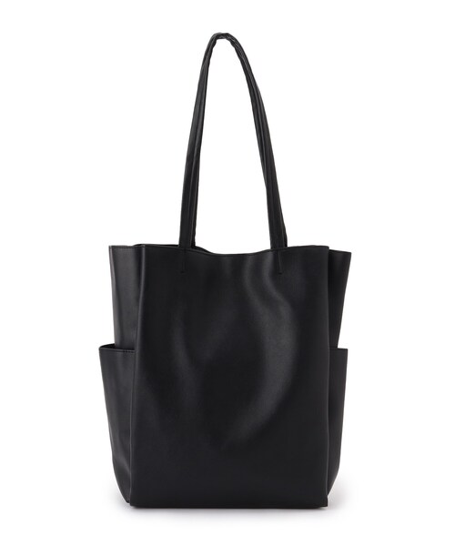 ITS'DEMO（イッツデモ）の「◆【仕分けしやすい6ポケット／オンオフ使える／A4OK】収納上手になれるトート（トートバッグ・レディース・アイボリー/ブラック/ナチュラル/グレー/シルバー/ブルー系その他・00）」の3枚目の写真