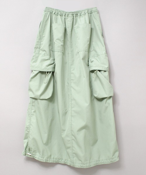 RNA（アールエヌエー）の「G1067 イージーロングスカート（スカート・レディース・ネイビー/ライトグリーン/ホワイト・MEDIUM）」の5枚目の写真