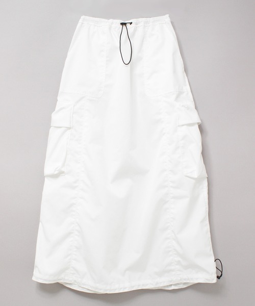 RNA（アールエヌエー）の「G1067 イージーロングスカート（スカート・レディース・ネイビー/ライトグリーン/ホワイト・MEDIUM）」の4枚目の写真