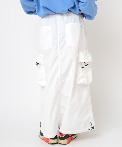 RNA（アールエヌエー）の「G1067 イージーロングスカート（スカート・レディース・ネイビー/ライトグリーン/ホワイト・MEDIUM）」の9枚目の写真