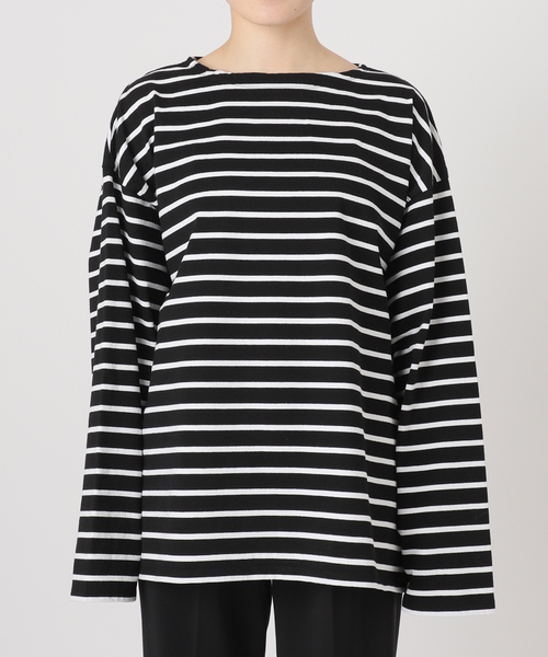 VERMEIL par iena(ヴェルメイユパーイエナ)の「【TICCA/ティッカ】バスクシャツUnisex(Tシャツ/カットソー・レディース・ピンク/ブラック系その他・FREE)」の18枚目の写真
