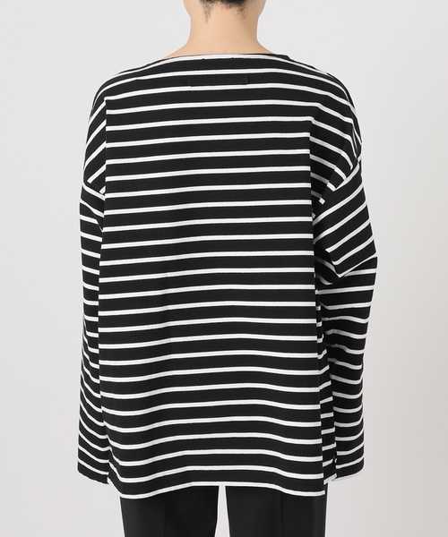 VERMEIL par iena(ヴェルメイユパーイエナ)の「【TICCA/ティッカ】バスクシャツUnisex(Tシャツ/カットソー・レディース・ピンク/ブラック系その他・FREE)」の20枚目の写真