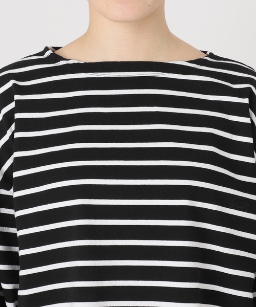 VERMEIL par iena(ヴェルメイユパーイエナ)の「【TICCA/ティッカ】バスクシャツUnisex(Tシャツ/カットソー・レディース・ピンク/ブラック系その他・FREE)」の22枚目の写真