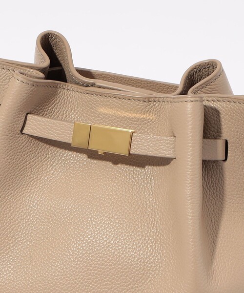 DEMELLIER LONDON(デメリエーロンドン)の「DEMELLIER NEW YORK BUCKET ショルダーバッグ(ショルダーバッグ・レディース・ベージュ/ブラック・FREE)」の11枚目の写真