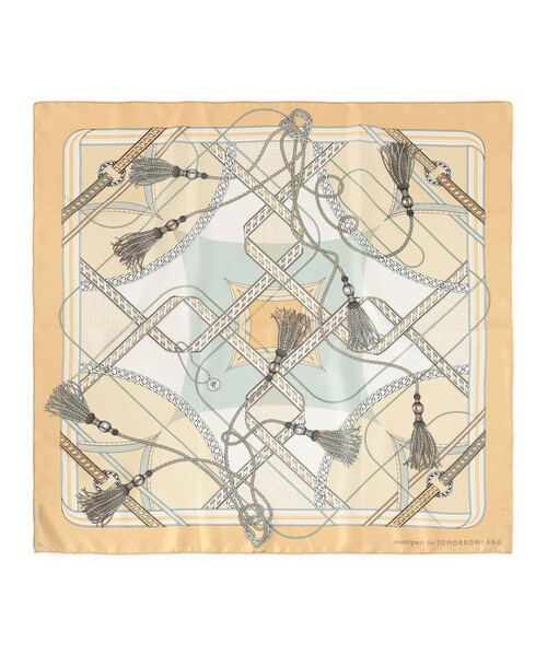 manipuri TASSEL スカーフ グレー トゥモローランド マニプリ