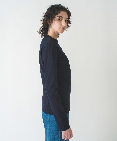 soduk（スドーク）の「one long t-shirt（Tシャツ/カットソー・レディース・ホワイト/ネイビー・FREE）」の15枚目の写真