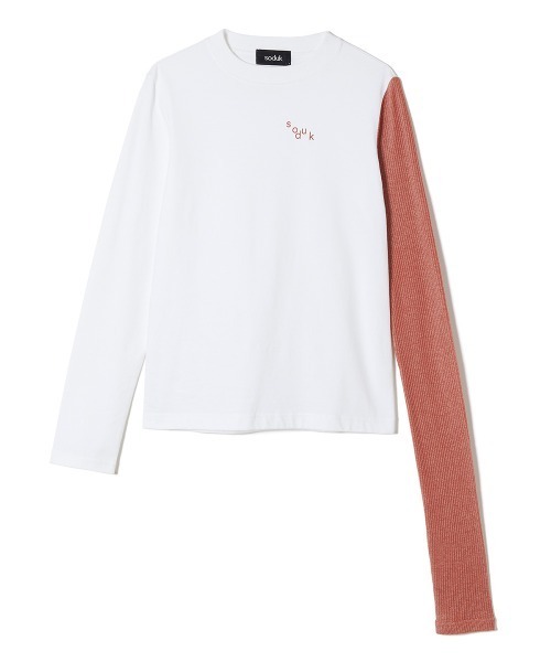 soduk（スドーク）の「one long t-shirt（Tシャツ/カットソー・レディース・ホワイト/ネイビー・FREE）」の19枚目の写真