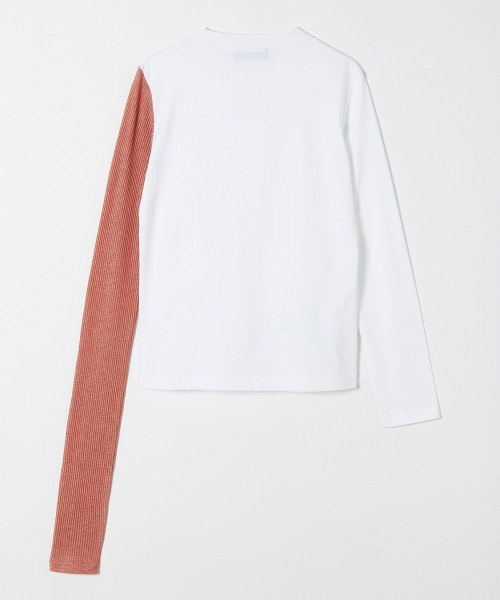 soduk（スドーク）の「one long t-shirt（Tシャツ/カットソー・レディース・ホワイト/ネイビー・FREE）」の20枚目の写真