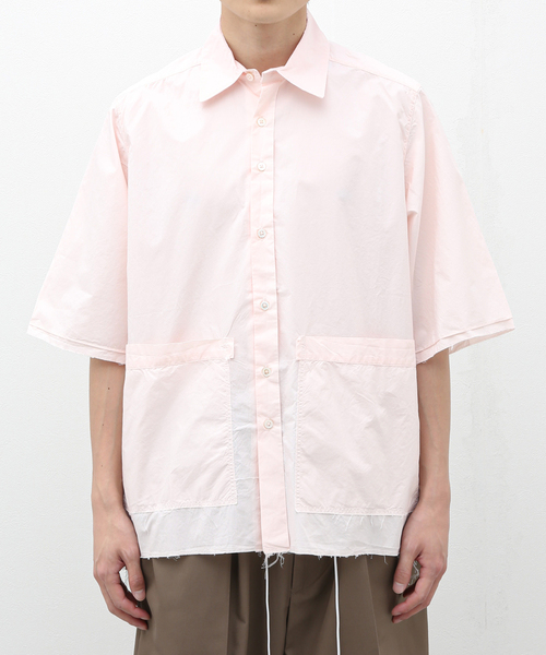 CAMIEL FORTGENS(カミエル フォートへンス)の「CAMIEL FORTGENS / BOXY SHIRT SHIRTING PINK CF.17.04.03.01(シャツ/ブラウス・メンズ・ピンク・MEDIUM)」の3枚目の写真