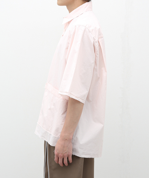 トップス CAMIEL FORTGENS HANDPAINTER FLOWER SHIRT Camiel-Fortgens-Brown---White-