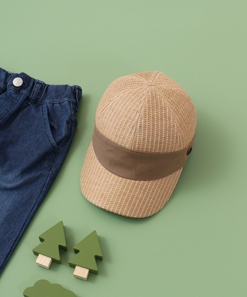 Sense of Grace（センスオブグレース）の「バズキャップ キッズ（キャップ・キッズ・ナチュラル/アイボリー/グリーン系その他・FREE）」の3枚目の写真