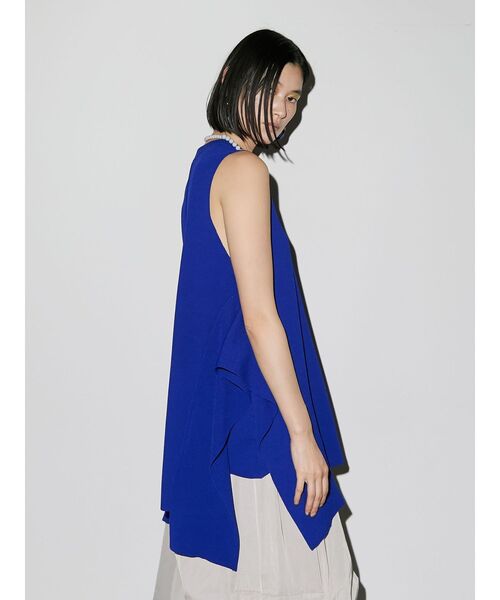 UN3D.(アンスリード)の「サイドパーツスリーブレスニット(ニット/セーター・レディース・ライム/ホワイト/ブラック/ブルー/グレー・FREE)」の14枚目の写真