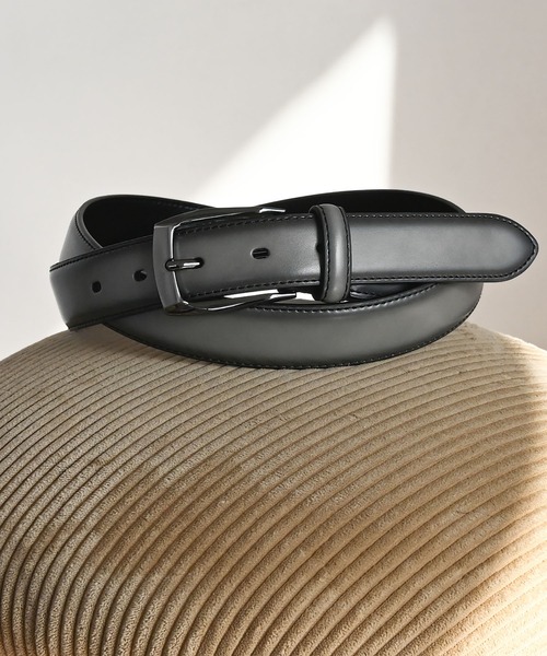 An+u（アンユー）の「グラデーションレザーベルト（ベルト・メンズ・ブラック/グレー/ネイビー/ベージュ/ブラウン・FREE）」の3枚目の写真
