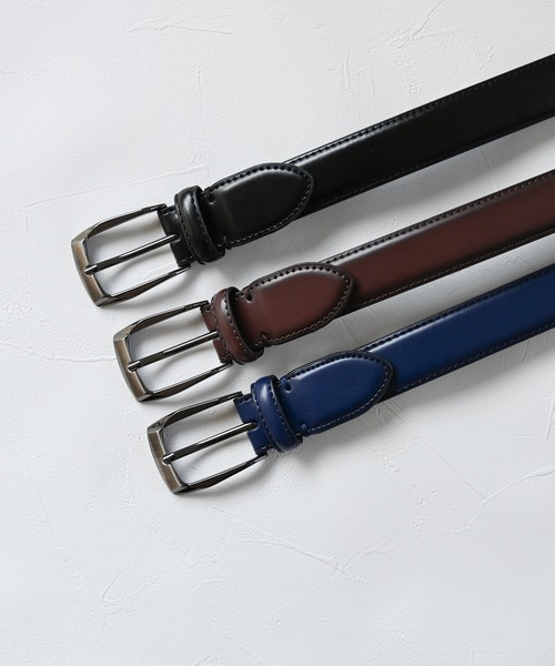 An+u（アンユー）の「グラデーションレザーベルト（ベルト・メンズ・ブラック/グレー/ネイビー/ベージュ/ブラウン・FREE）」の8枚目の写真